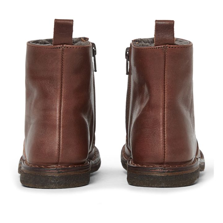 Fur-Lined Boots | Marrone- Immagine del prodotto n°2