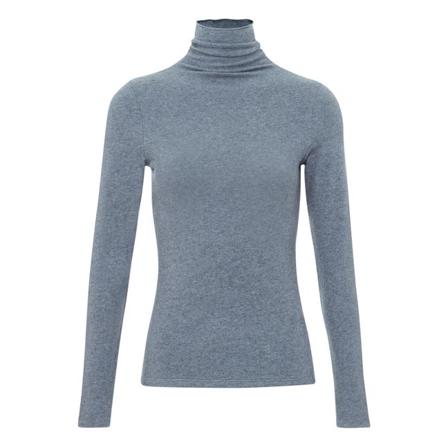 Ypawood Long Sleeve Roll Neck T-shirt | Grigio antracite chino