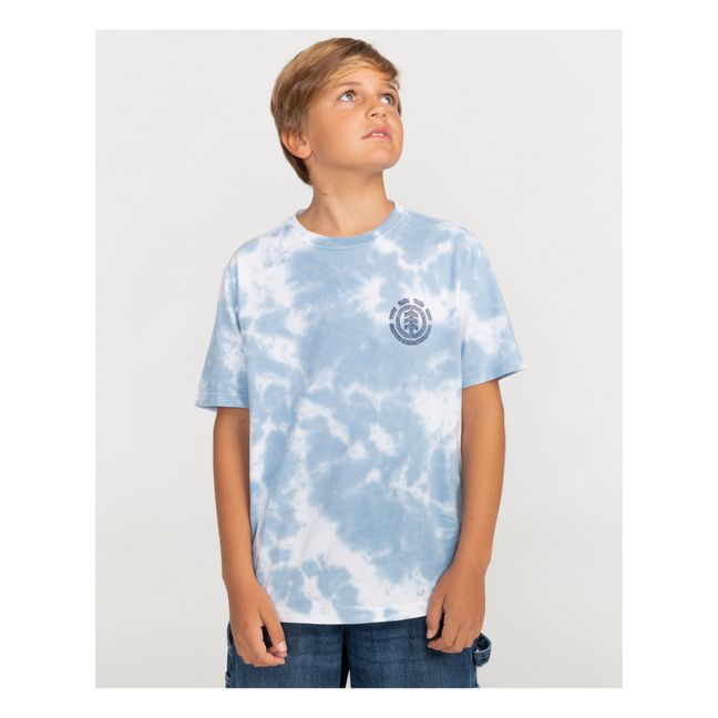 T-shirt Tie and Dye Bleu ciel