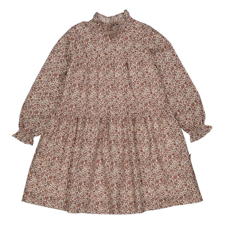 Elisabeth Organic Cotton Gauze Dress | Rostfarben- Produktbild Nr. 0