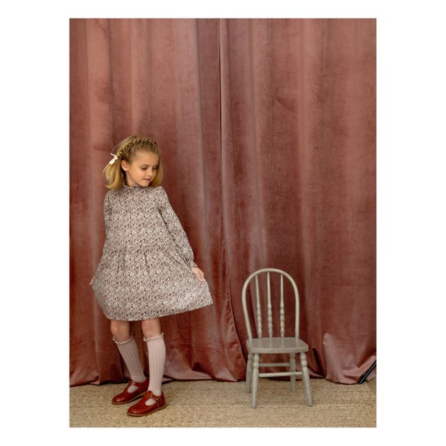 Elisabeth Organic Cotton Gauze Dress | Rostfarben