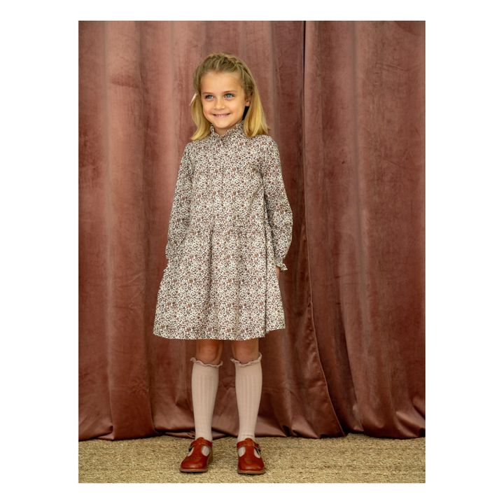 Elisabeth Organic Cotton Gauze Dress | Rostfarben- Produktbild Nr. 3