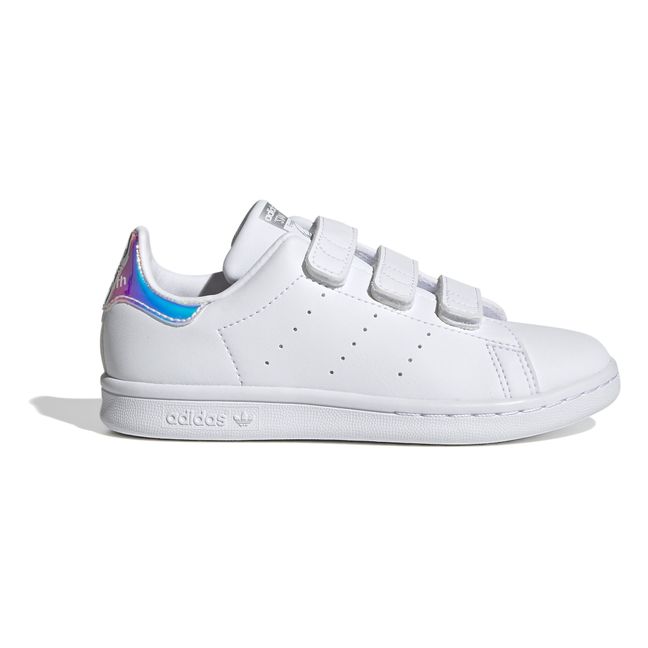 Zapatillas 3 Velcros Iridiscente Stan Smith reciclado | Plateado