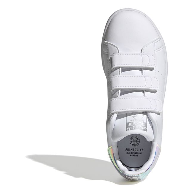 Zapatillas 3 Velcros Iridiscente Stan Smith reciclado | Plateado
