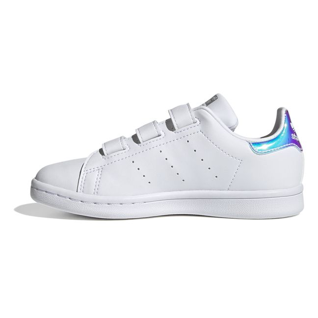 3 Velcro Iridescent Stan Smith Recycled Sneakers | Silver