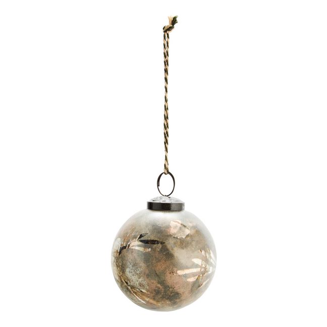 Glass Christmas Bauble | Copper red