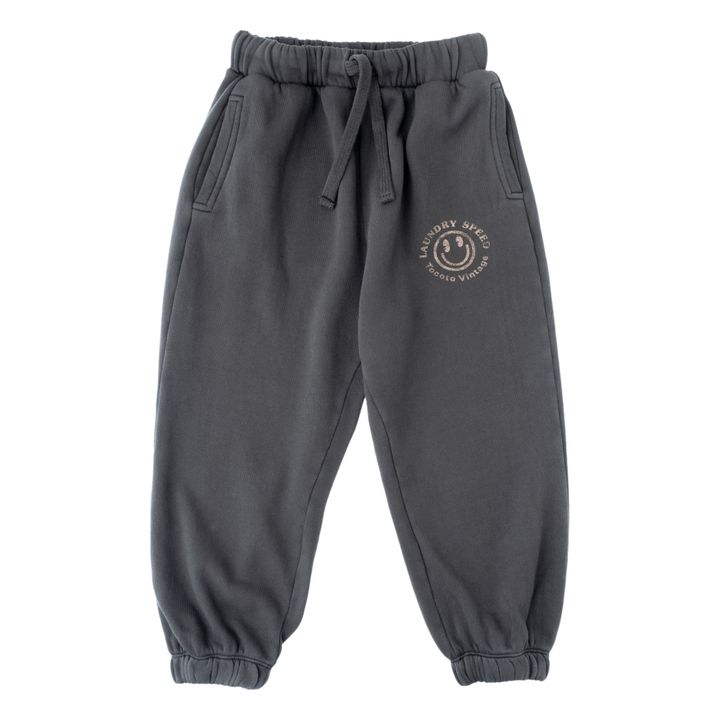 Organic Cotton Joggers | Charcoal grey- Product image n°0