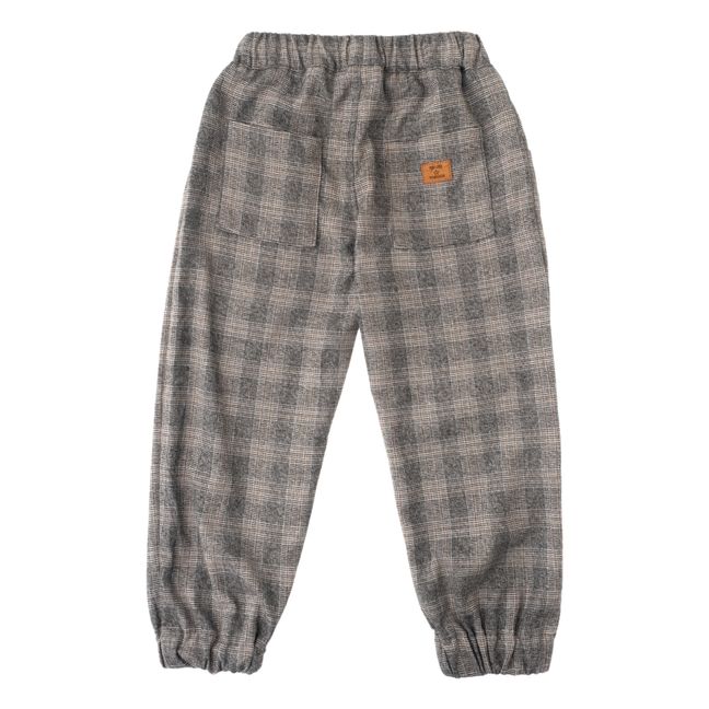 Checkered Trousers | Grey