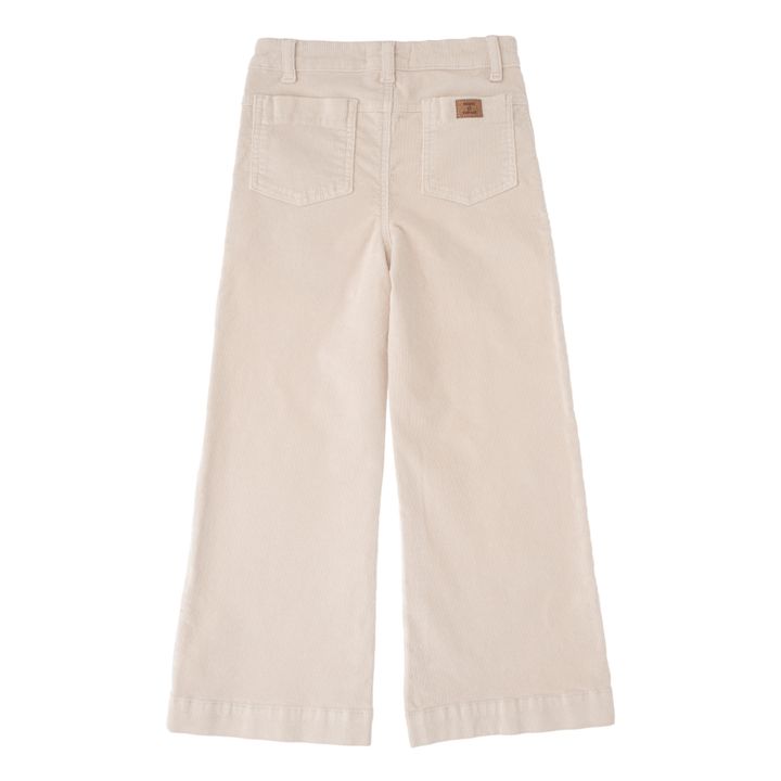 Wide-Legged Denim Trousers | Bianco- Immagine del prodotto n°2