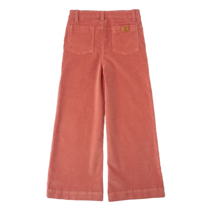 Wide-Legged Denim Trousers | Pink- Product image n°1