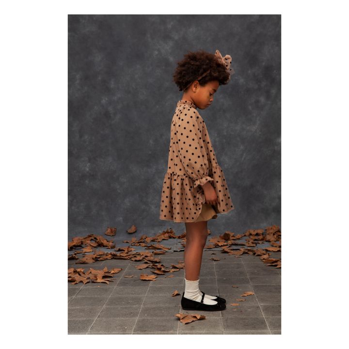 Polka Dot Dress  | Beige- Product image n°2