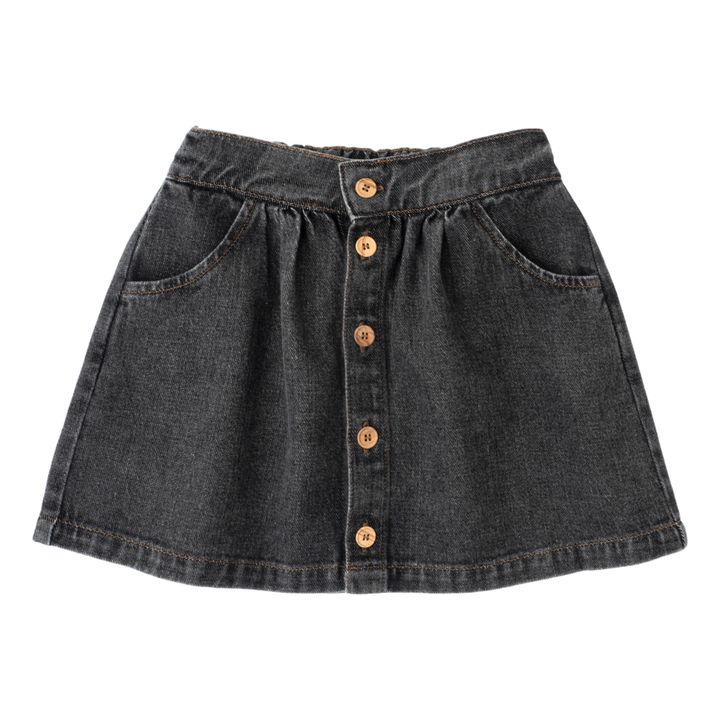 Denim Skirt | Schwarz- Produktbild Nr. 0