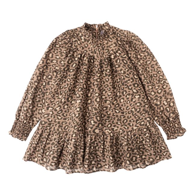 Leopard Print Dress | Marrone