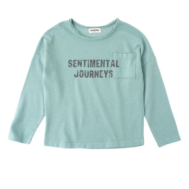 Print T-shirt  | Blau