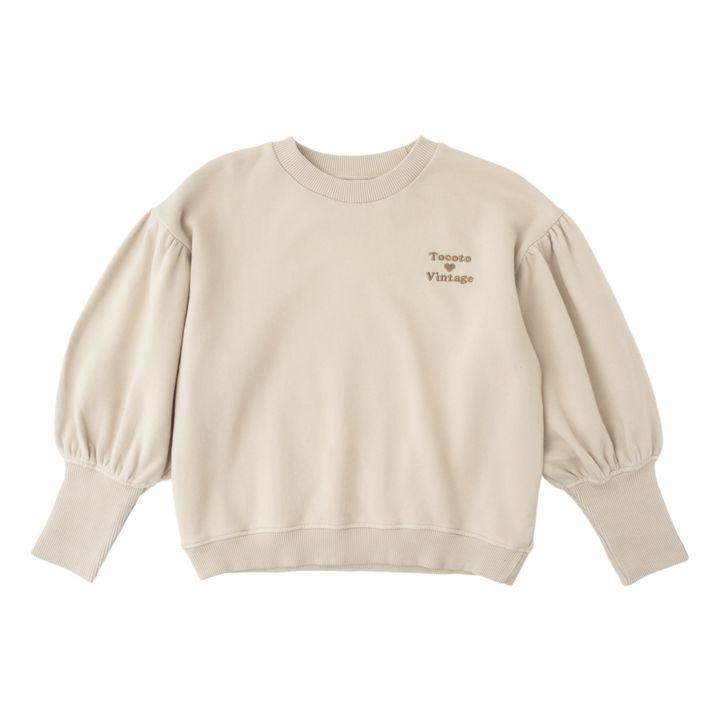 Tocoto Embroidered Sweatshirt  | White- Product image n°0