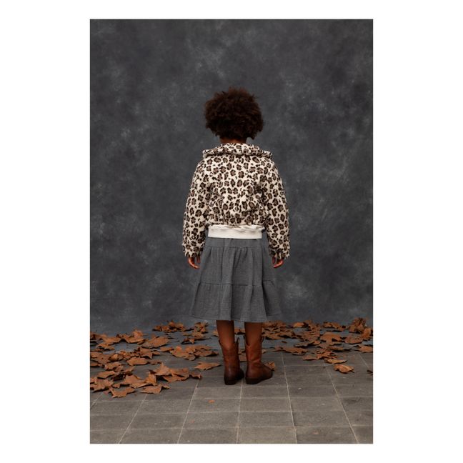 Leopard Print Jacket | Beige