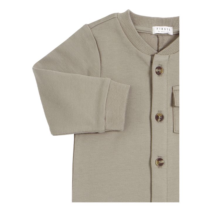 Buttoned Pyjamas | Pale green- Product image n°1