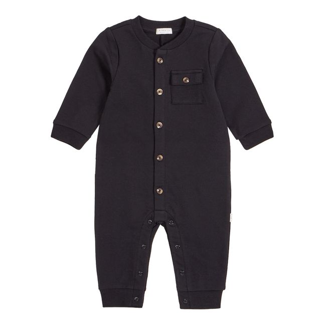 Buttoned Pyjamas | Black