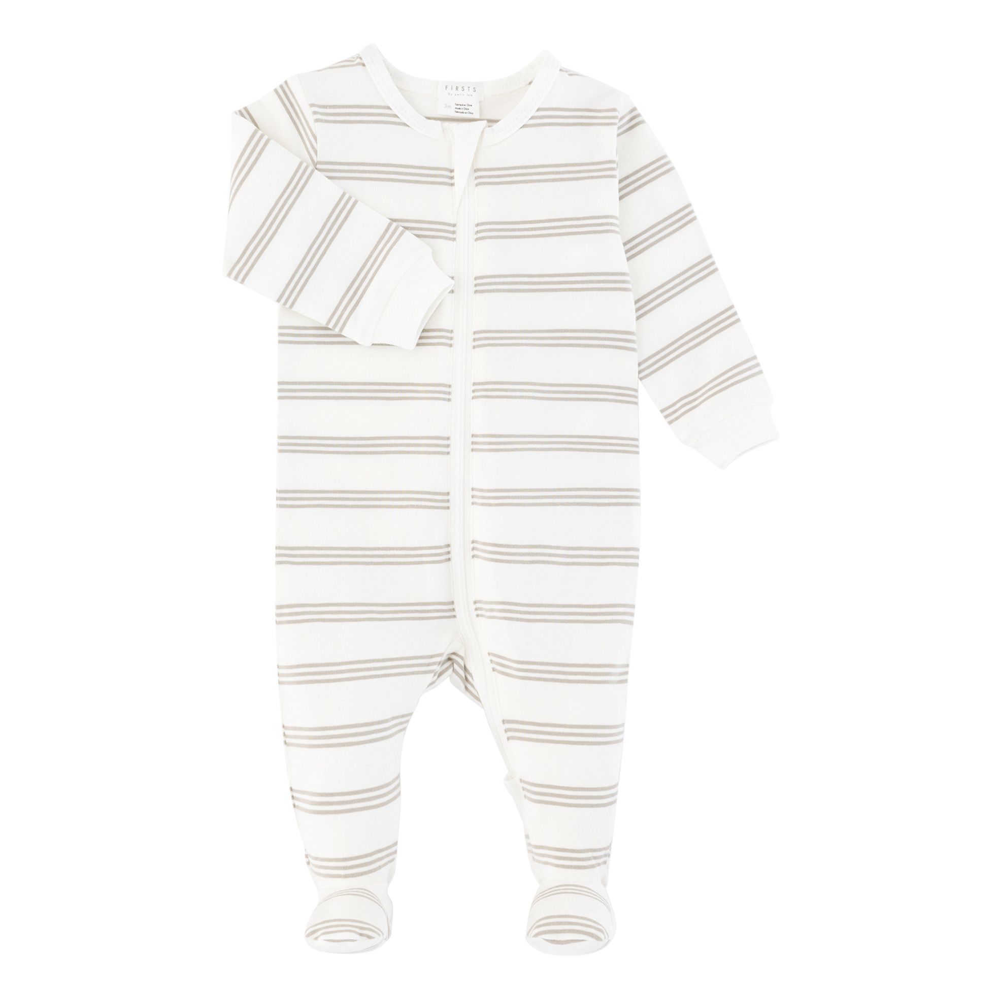 Striped Pyjamas | Grey- Product image n°0