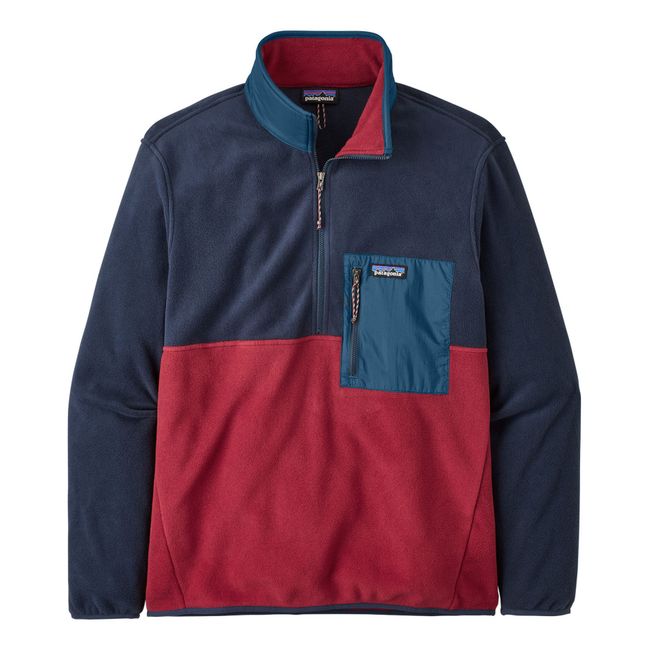 Microdini Polar Fleece Zip-Up Sweatshirt Red