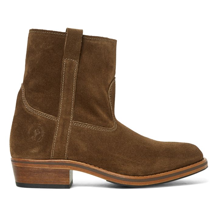 Tiers Gardian Suede Boots | Taupe brown