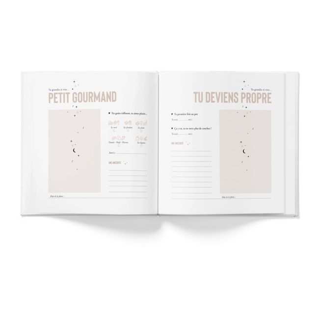 Livre de naissance Céleste Tome 2 - FR | Blanc