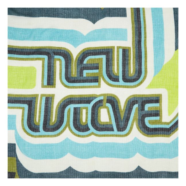 New Wave Woollen Scarf | Verde Kaki