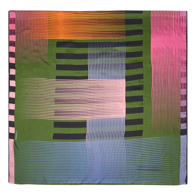 Magnetic Silk Scarf | Rosa