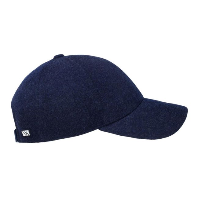 Woollen Cap | Blu marino