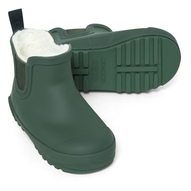 Ziggy Fleece-Lined Boots Verde Oscuro