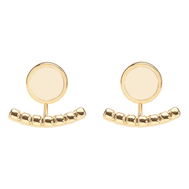 Boucles d'Oreilles Comete | Blanc