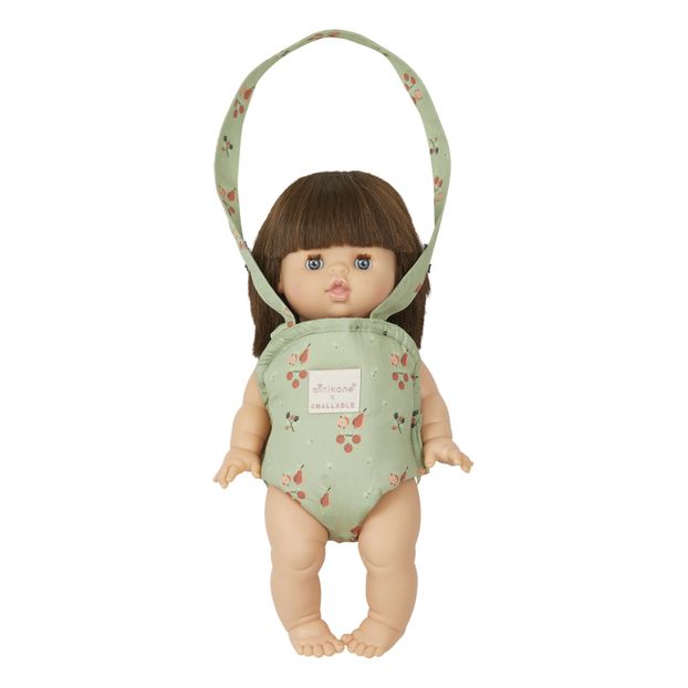 Porte-bébé rose végétal pour porter les poupées, Minikane