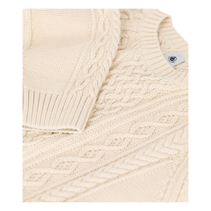 Petit Bateau Pull Tricot Irlandais Cabanon Collection Femme