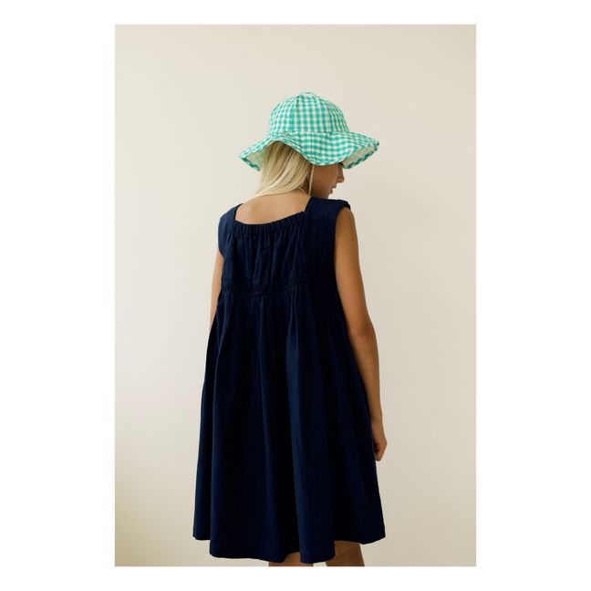 Penelope Organic Cotton Dress | Blu marino