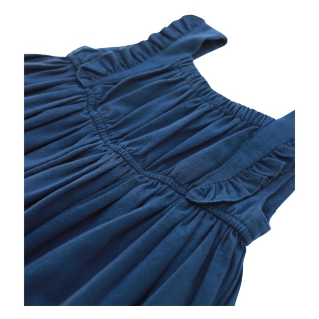 Penelope Organic Cotton Dress | Navy blue