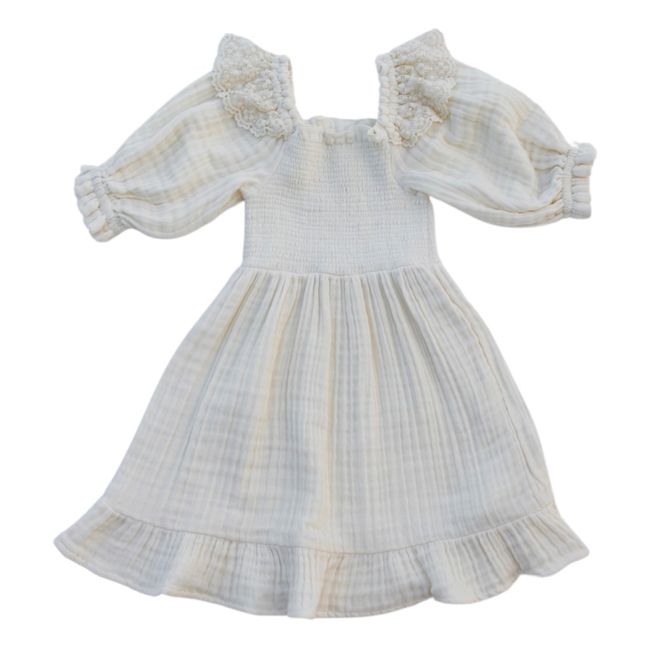 Robe Gaze de Coton Bio Greta | Crème