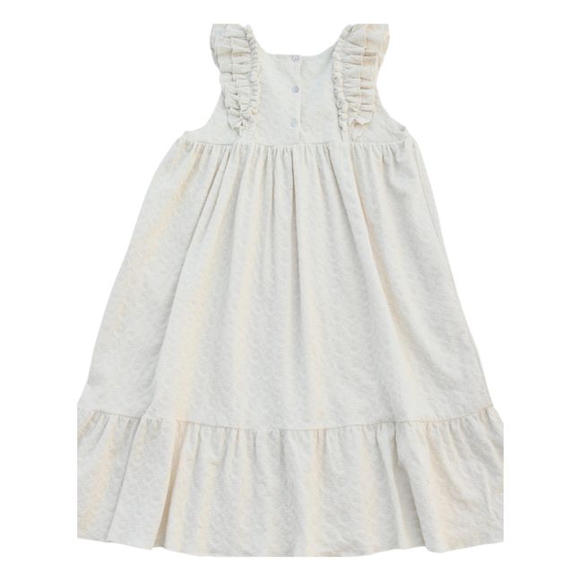 Aura Textured Cotton Dress | Seidenfarben