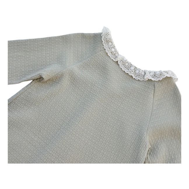 Aafia Textured Organic Cotton Dress | Salbei