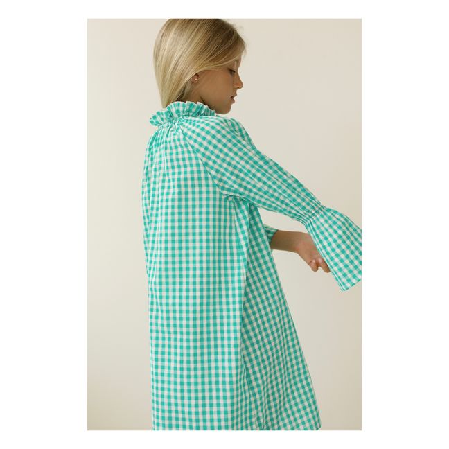Vestido de cuadros Dalia | Azul Marino