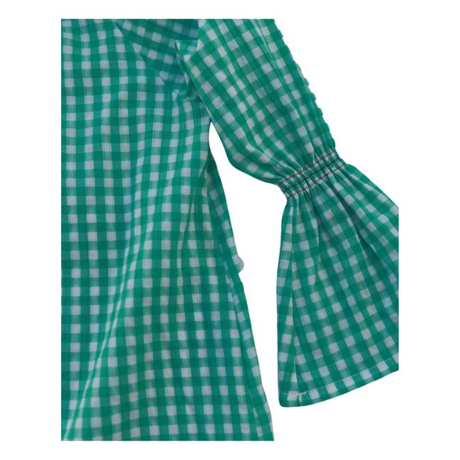 Robe Carreaux Dalia | Bleu marine