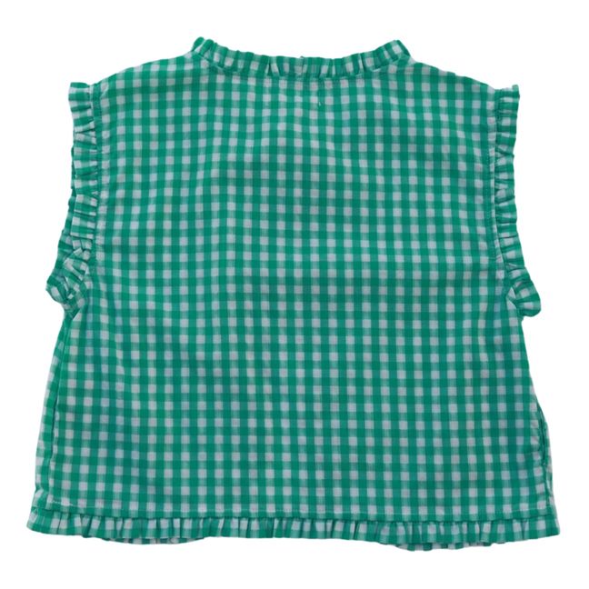 Blouse Carreaux Ferran | Bleu