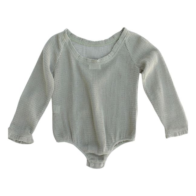 Rowse Crochet Baby Bodysuit | Sage