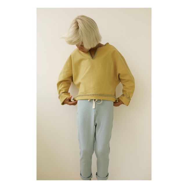 Legging Coton Bio Tomna | Bleu ciel