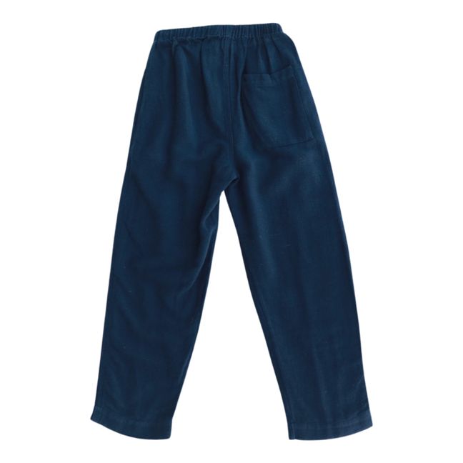 Hassan Linen Trousers | Azul Marino