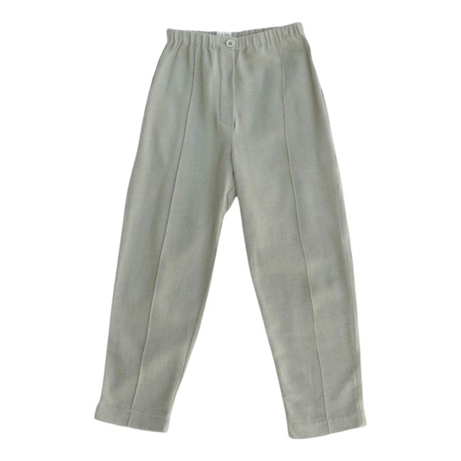 Pantalones Hassan de lino | Salvia