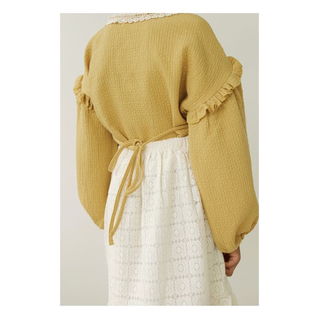Blouse Coton Bio Texturée Rauf | Ocre