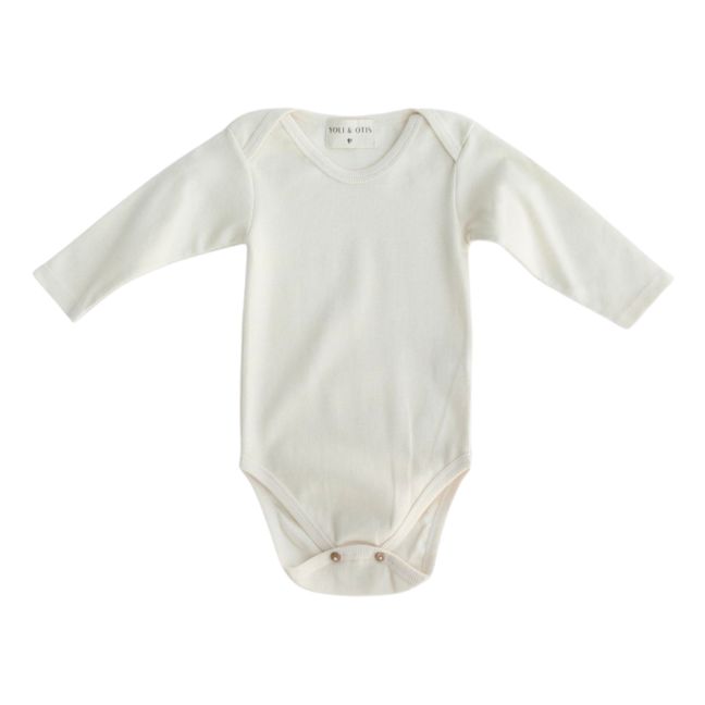 Organic Cotton Bodysuit | Ecru