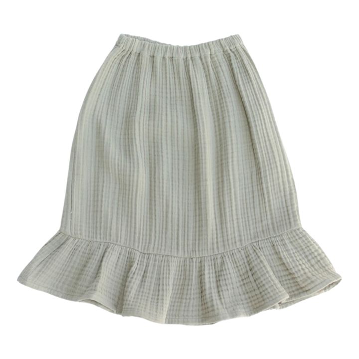 Claudia Organic Cotton Muslin Maxi Skirt | Salbei- Produktbild Nr. 0