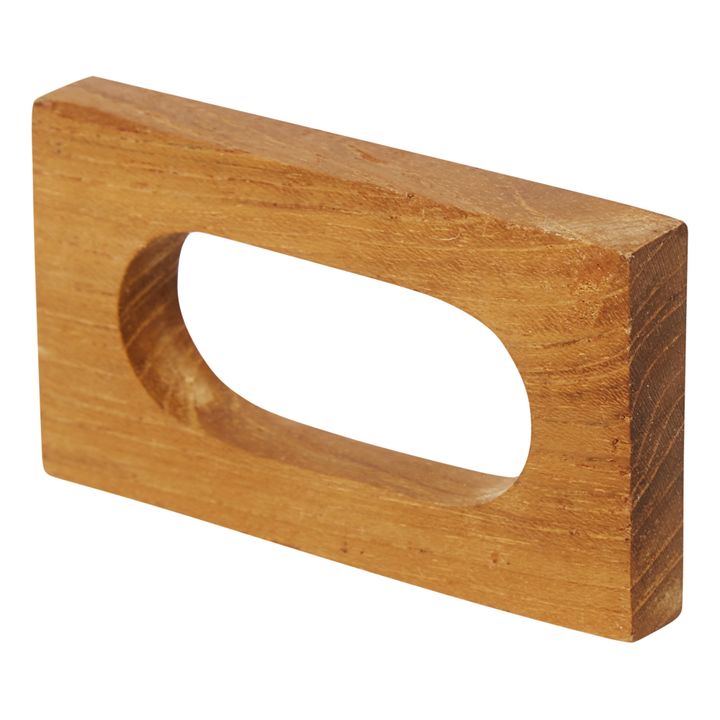 Rond de serviette en bois | Teck- Image produit n°1