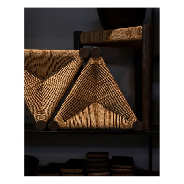 Hocker Dewi | Bois foncé